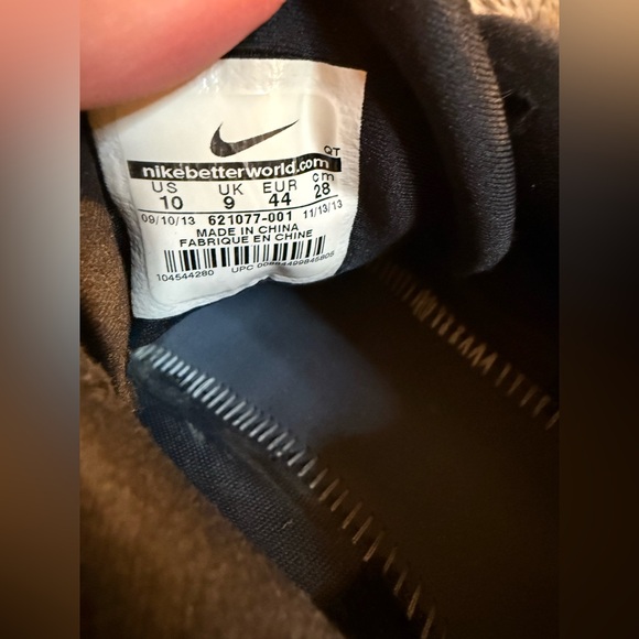 Nike Air Max 2014 Black/Reflect Silver-Anthracite-Dark Grey Size Mens 10 - Picture 8 of 8